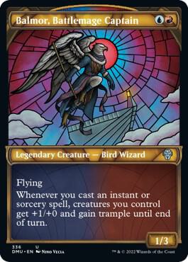 Balmor, Battlemage Captain (Textured Foil) (336) [Dominaria United] [Showcase]
