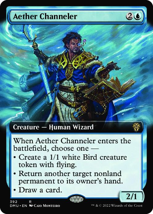 Aether Channeler (Extended Art) (392) [Dominaria United] [Extended Art]
