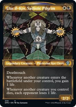 Elas il-Kor, Sadistic Pilgrim (Textured Foil) (338) [Dominaria United] [Showcase]