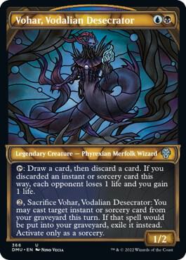 Vohar, Vodalian Desecrator (Textured Foil) (366) [Dominaria United] [Showcase]