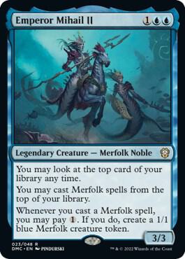 Emperor Mihail II (23) [Dominaria United Commander]
