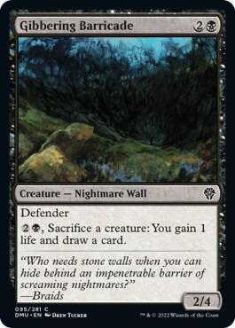 Gibbering Barricade (95) [Dominaria United]