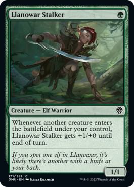 Llanowar Stalker (171) [Dominaria United]