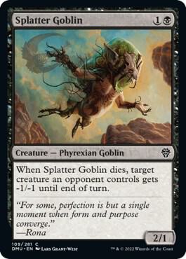 Splatter Goblin (109) [Dominaria United]