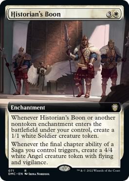Historian's Boon (Extended Art) (71) [Dominaria United Commander] [Extended Art]