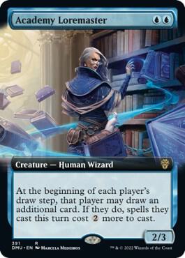 Academy Loremaster (Extended Art) (391) [Dominaria United] [Extended Art]