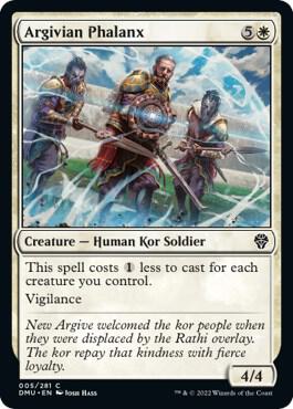 Argivian Phalanx (5) [Dominaria United]