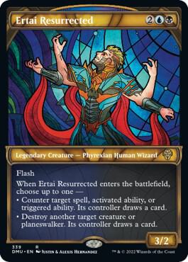 Ertai Resurrected (Textured Foil) (339) [Dominaria United] [Showcase]
