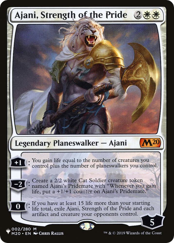 Ajani, Strength of the Pride (002/280) [The List]