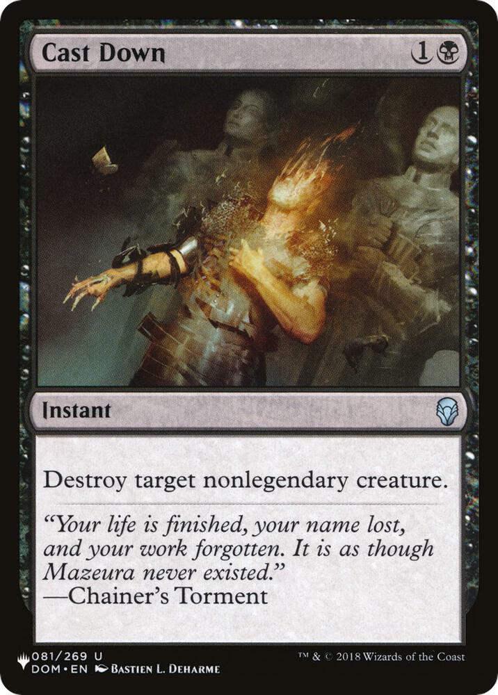 Cast Down (DOM) (081/269) [The List]