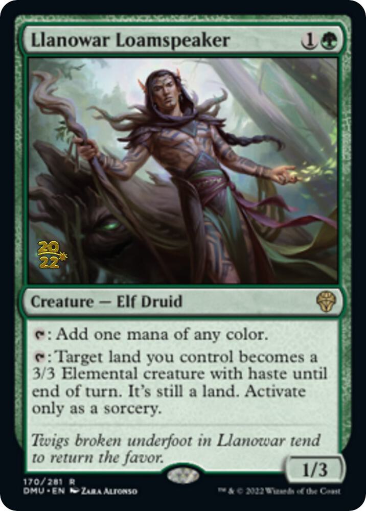 Llanowar Loamspeaker (170) [Prerelease Cards]