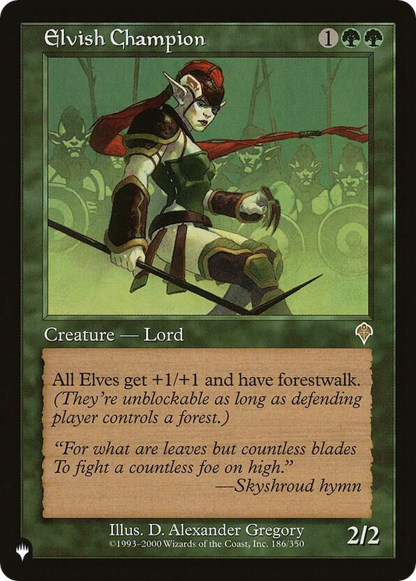 Elvish Champion (186/350) [The List]