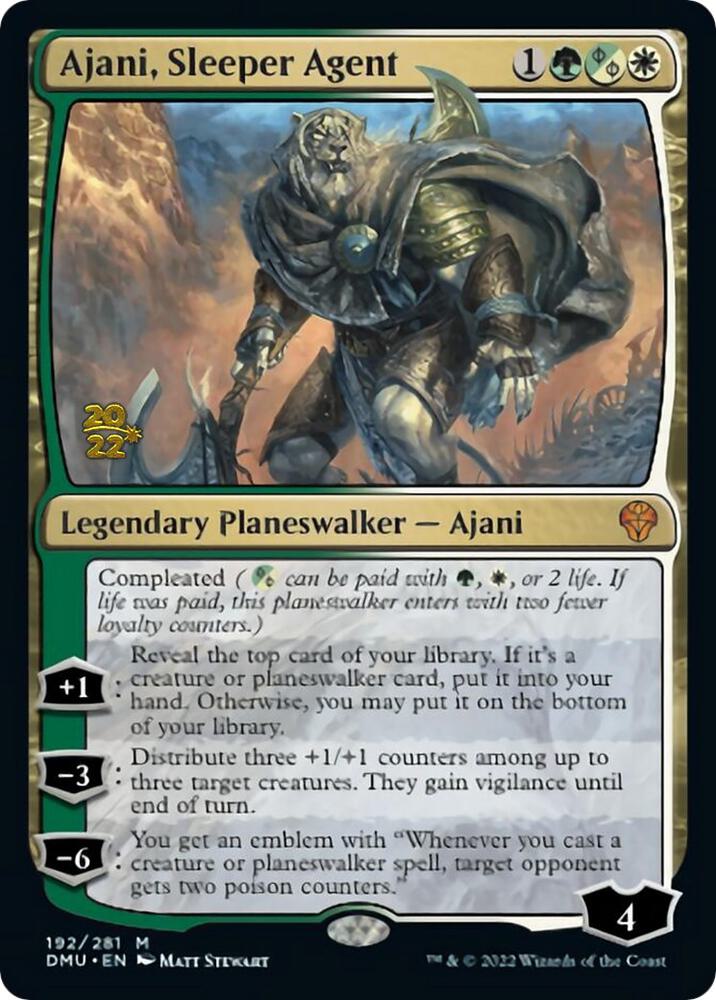 Ajani, Sleeper Agent (192) [Prerelease Cards]