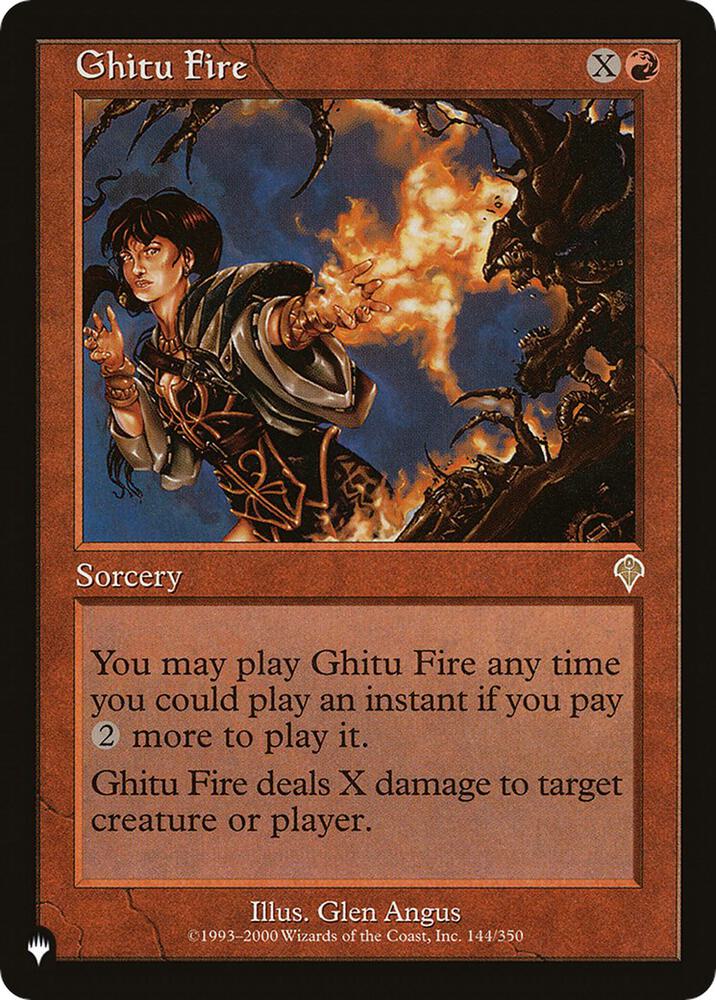 Ghitu Fire (144/350) [The List]