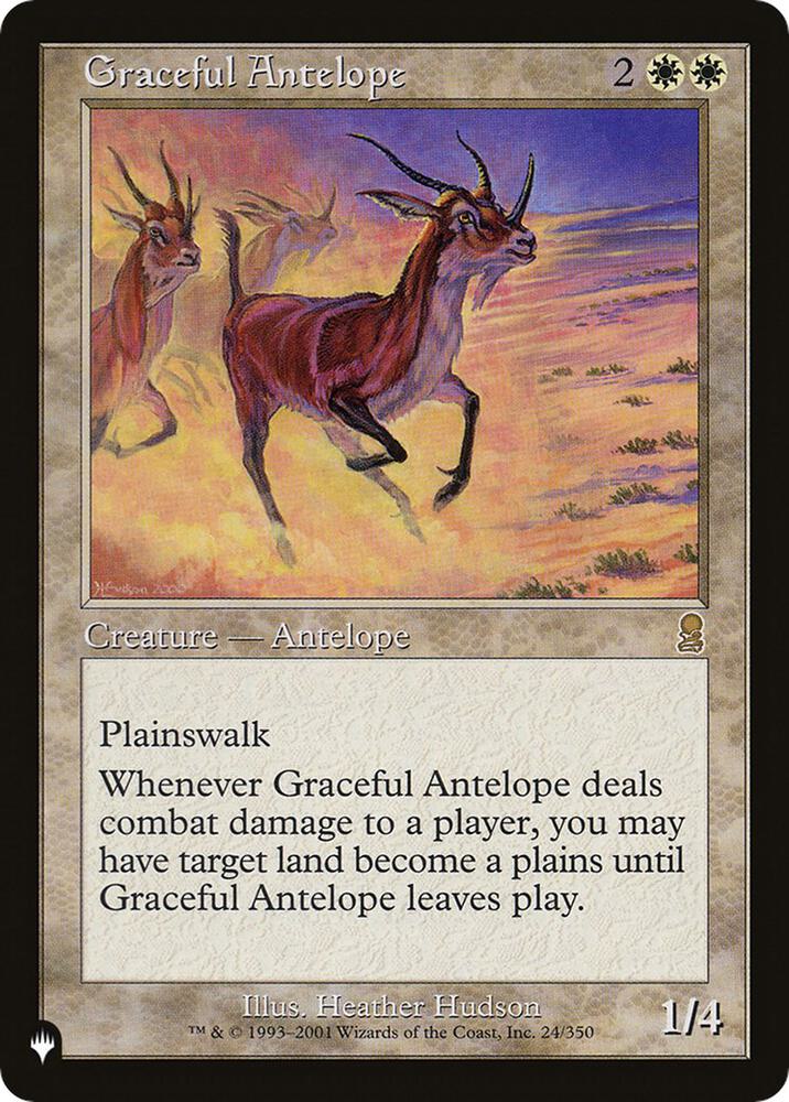 Graceful Antelope (24/350) [The List]