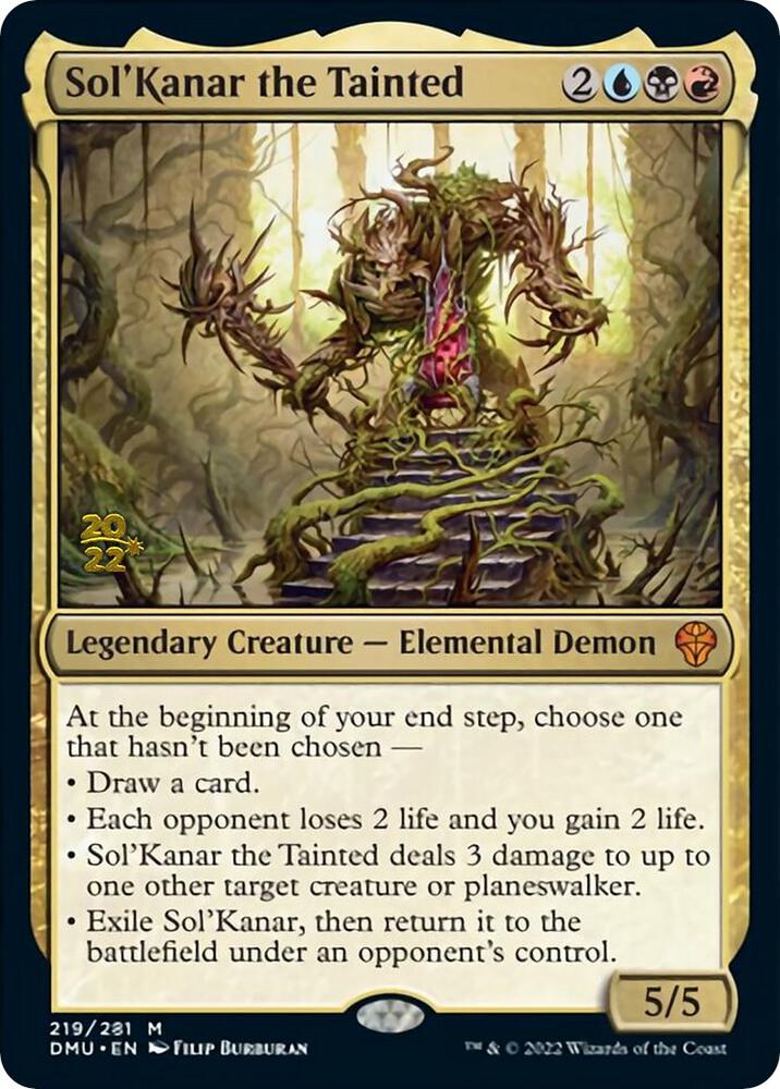 Sol'Kanar the Tainted (219) [Prerelease Cards]