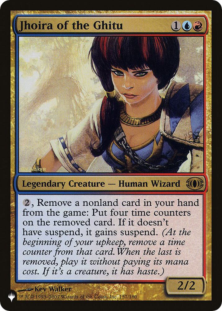 Jhoira of the Ghitu (FUT) (157/180) [The List]