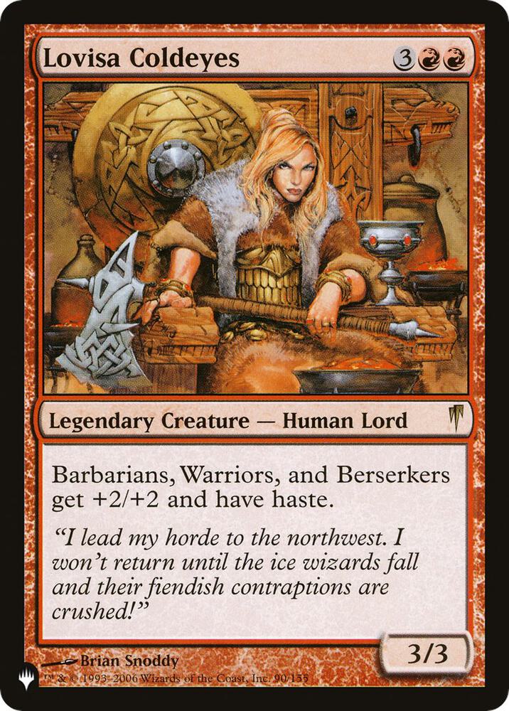 Lovisa Coldeyes (90/155) [The List]