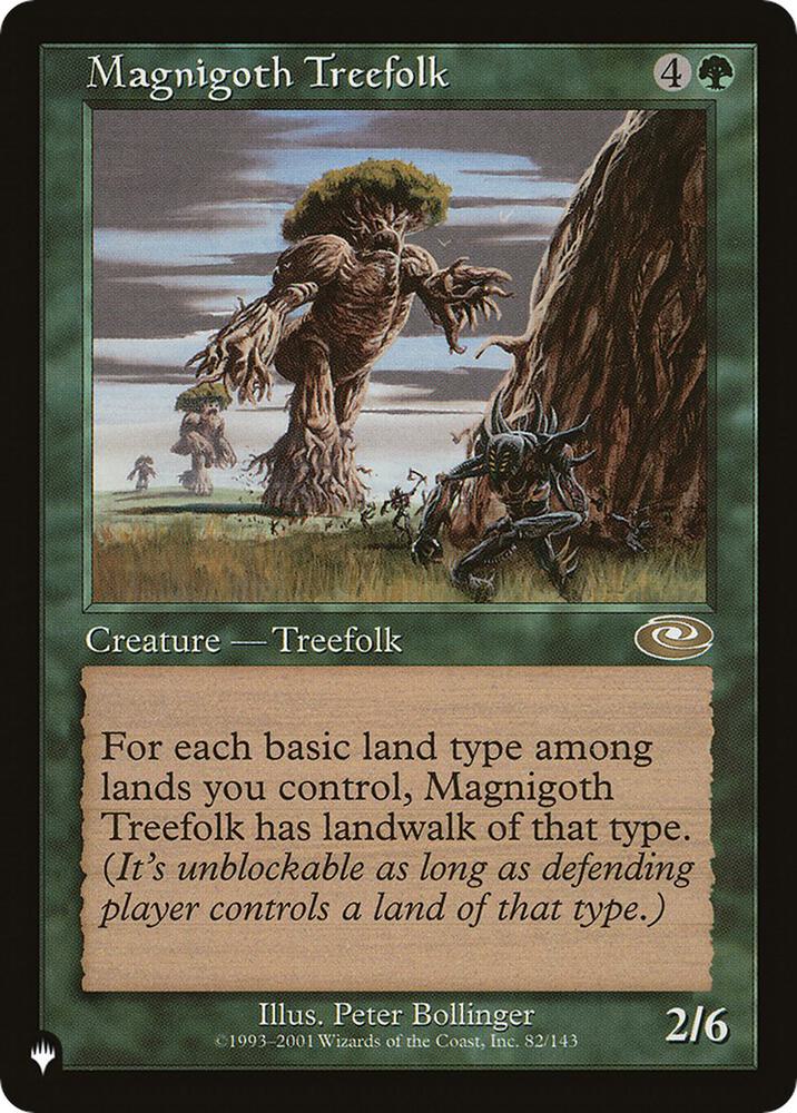 Magnigoth Treefolk (82/143) [The List]