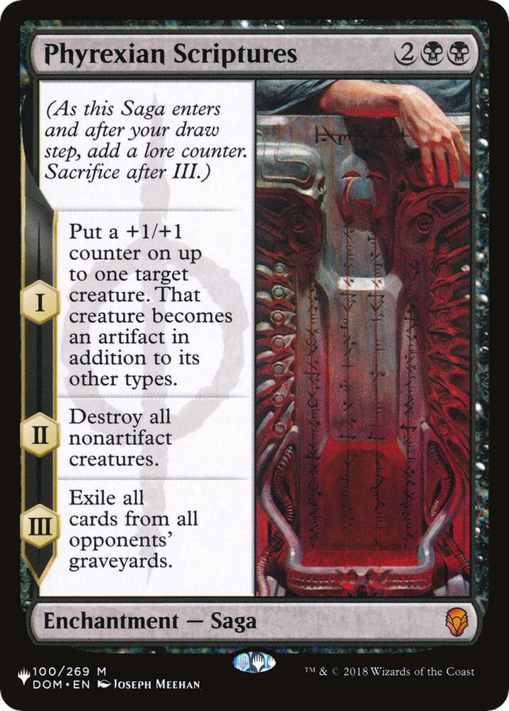 Phyrexian Scriptures (100/269) [The List]