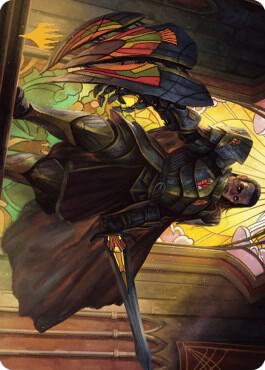 Benalish Sleeper Art Card (Gold-Stamped Signature) (4) [Dominaria United Art Series]
