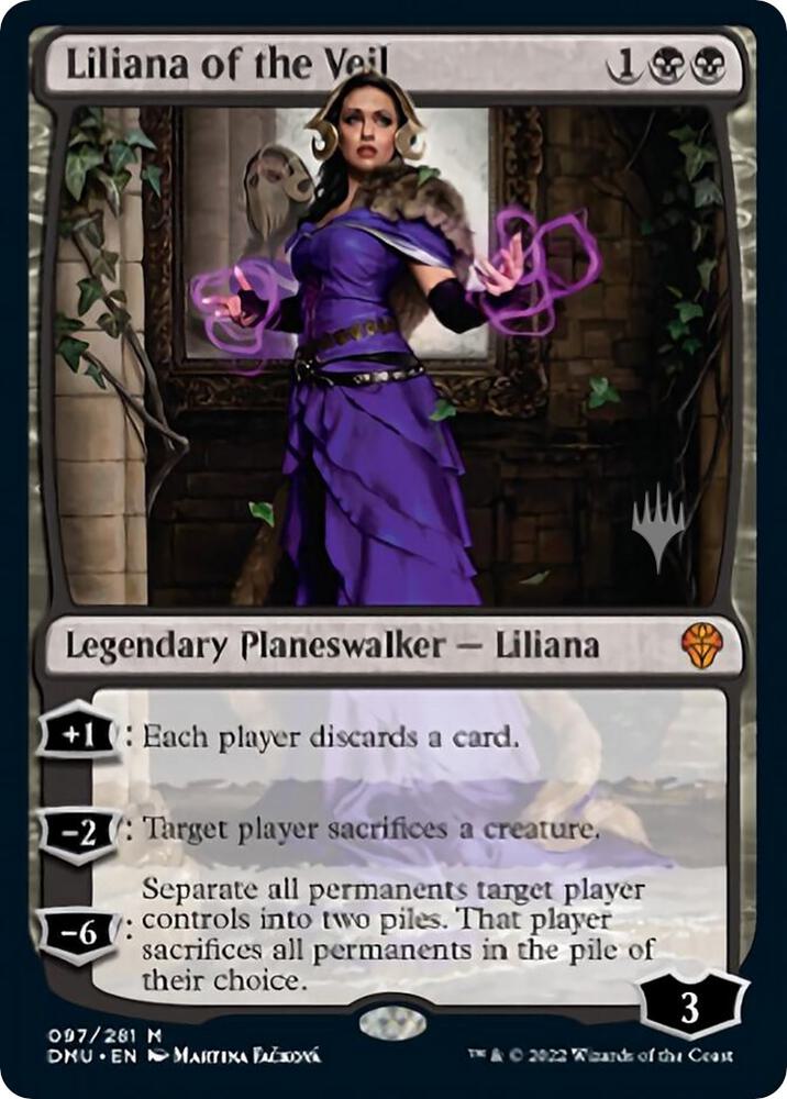Liliana of the Veil (97) [Dominaria United Promos]
