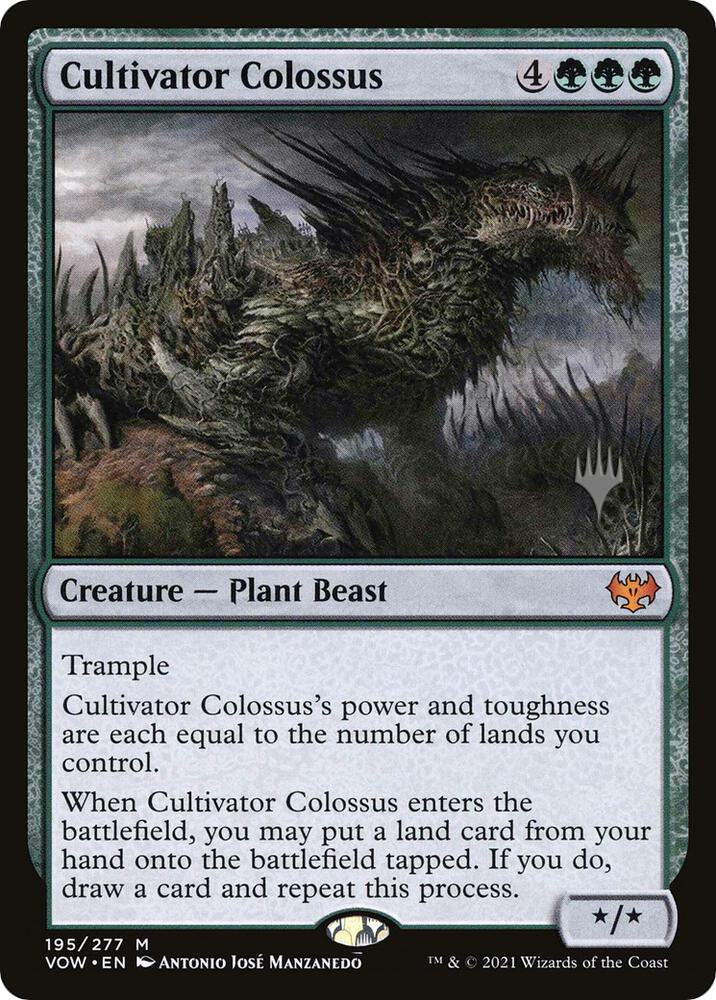 Cultivator Colossus (195) [Dominaria United Promos]