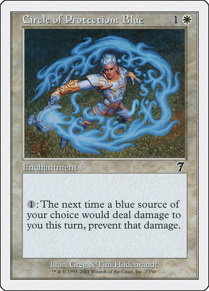 Circle of Protection: Blue (7) [Seventh Edition]