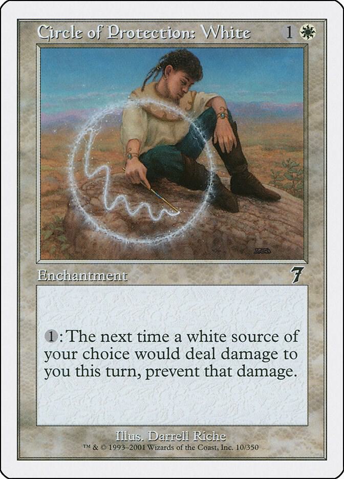 Circle of Protection: White (10) [Seventh Edition]