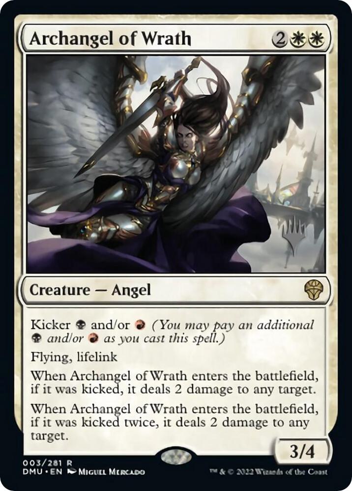 Archangel of Wrath (3) [Dominaria United Promos]