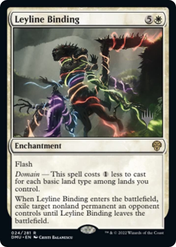 Leyline Binding (24) [Dominaria United Promos]