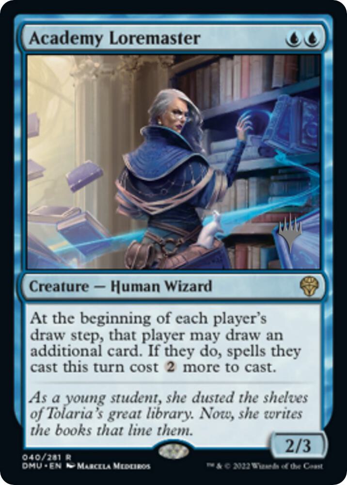 Academy Loremaster (40) [Dominaria United Promos]