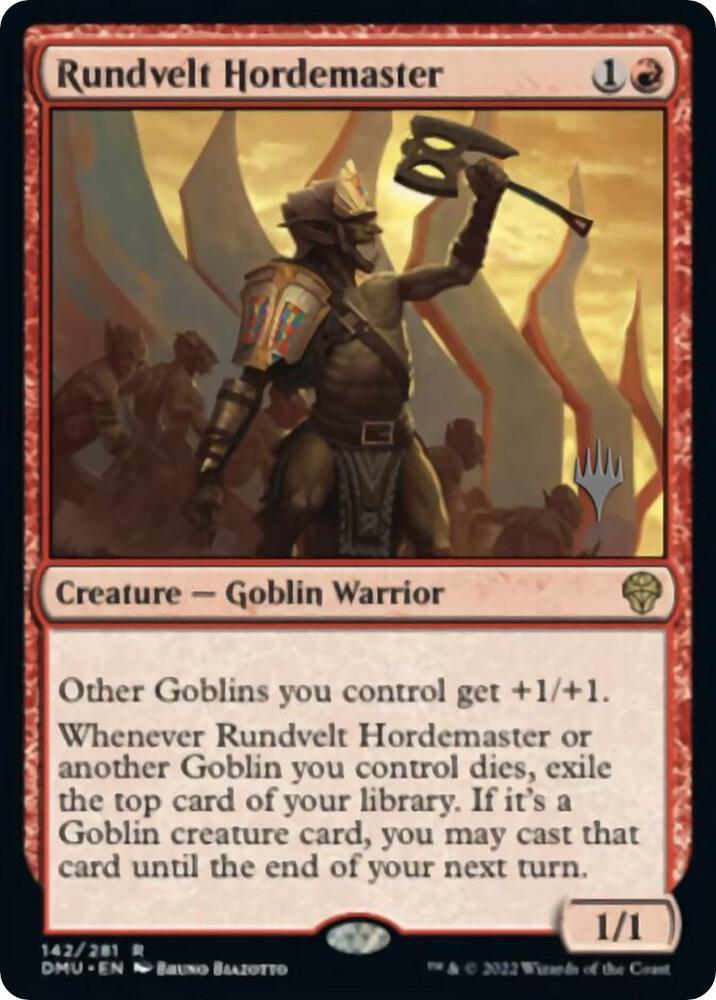 Rundvelt Hordemaster (142) [Dominaria United Promos]