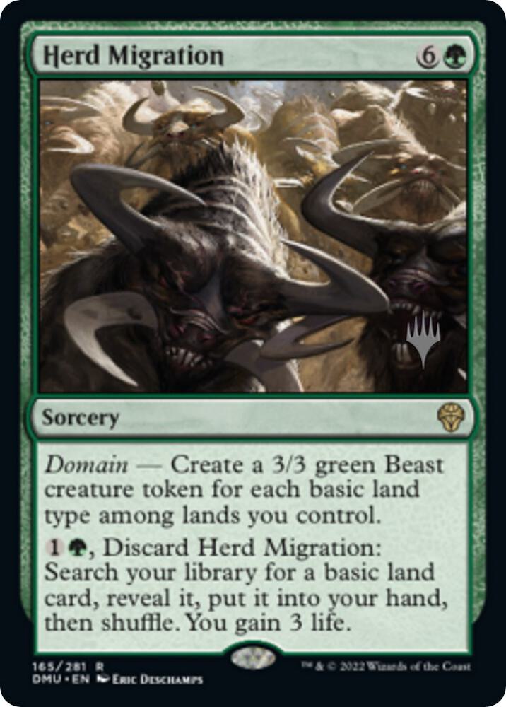Herd Migration (165) [Dominaria United Promos]