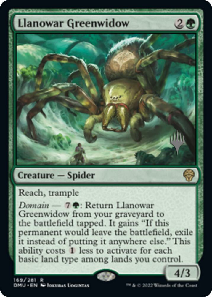 Llanowar Greenwidow (169) [Dominaria United Promos]