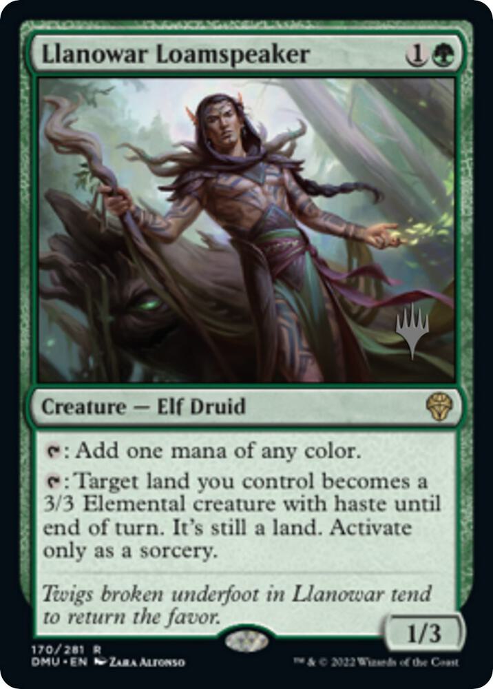 Llanowar Loamspeaker (170) [Dominaria United Promos]