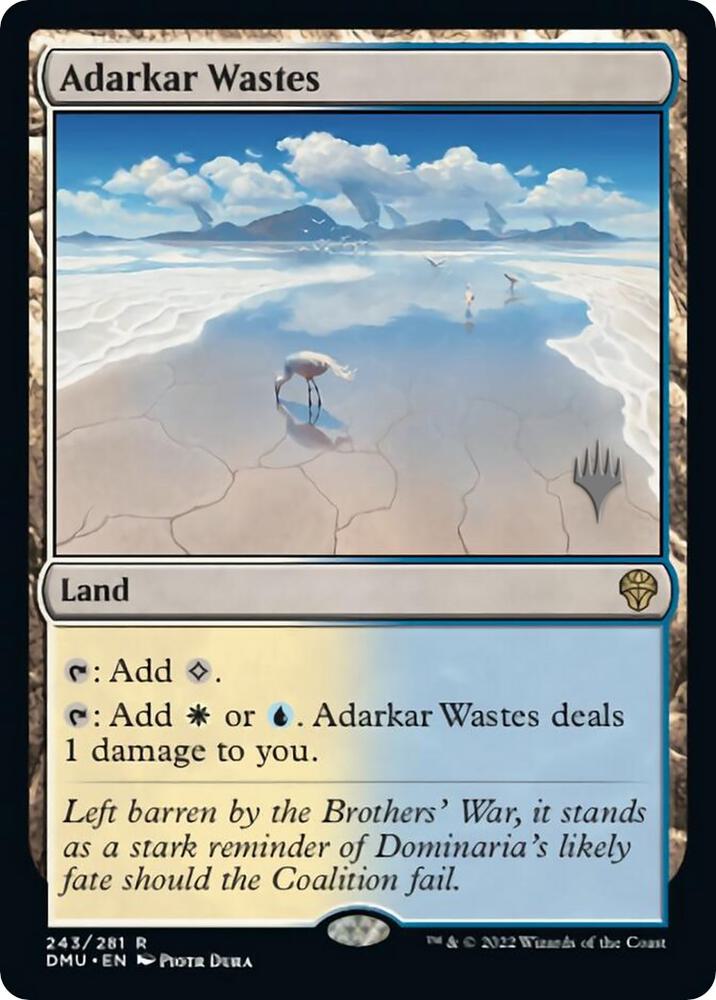 Adarkar Wastes (243) [Dominaria United Promos]