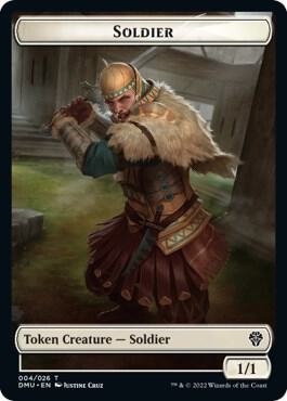 Soldier // Kobolds of Kher Keep Double-Sided Token (4 // 13) [Dominaria United]