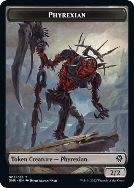 Phyrexian // Bird (006) Double-Sided Token (8 // 16) [Dominaria United]