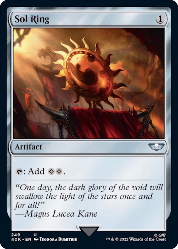 Sol Ring (249) (Surge Foil) [Warhammer 40,000 Commander]