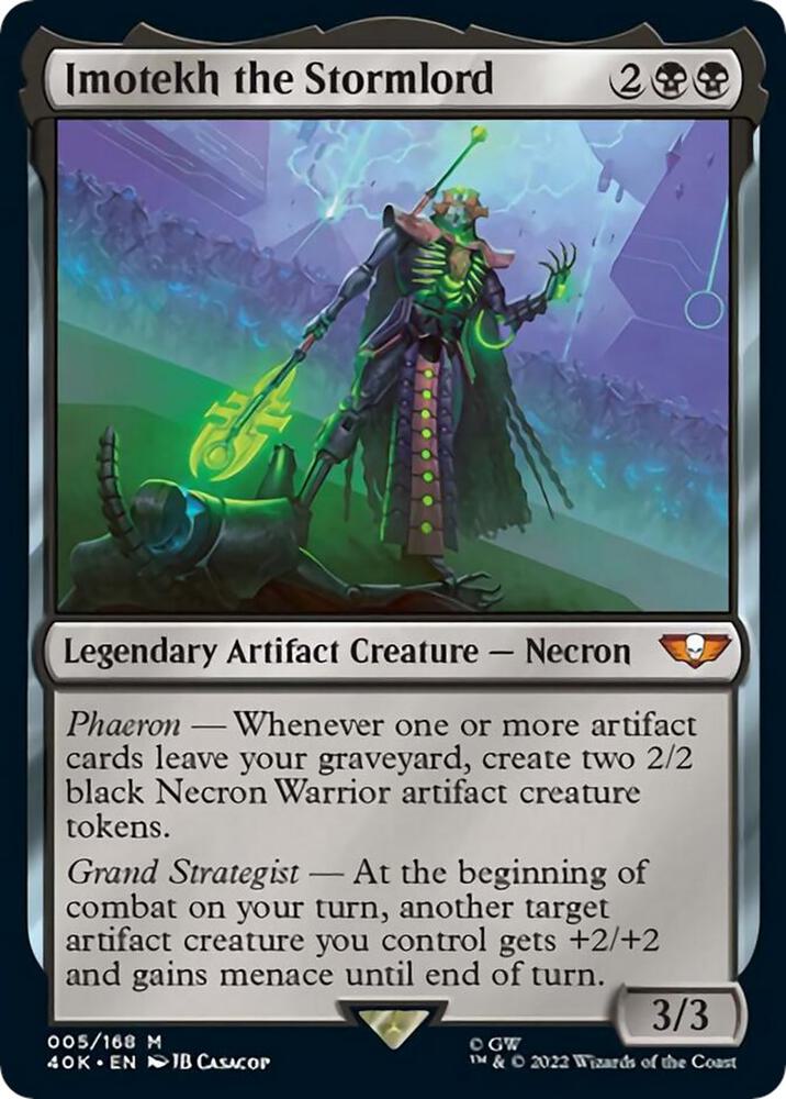 Imotekh the Stormlord (Surge Foil) (5) [Warhammer 40,000 Commander]
