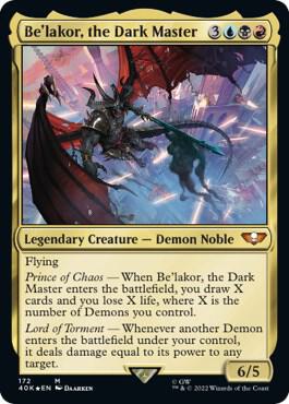 Be'lakor, the Dark Master (172) [Warhammer 40,000 Commander]