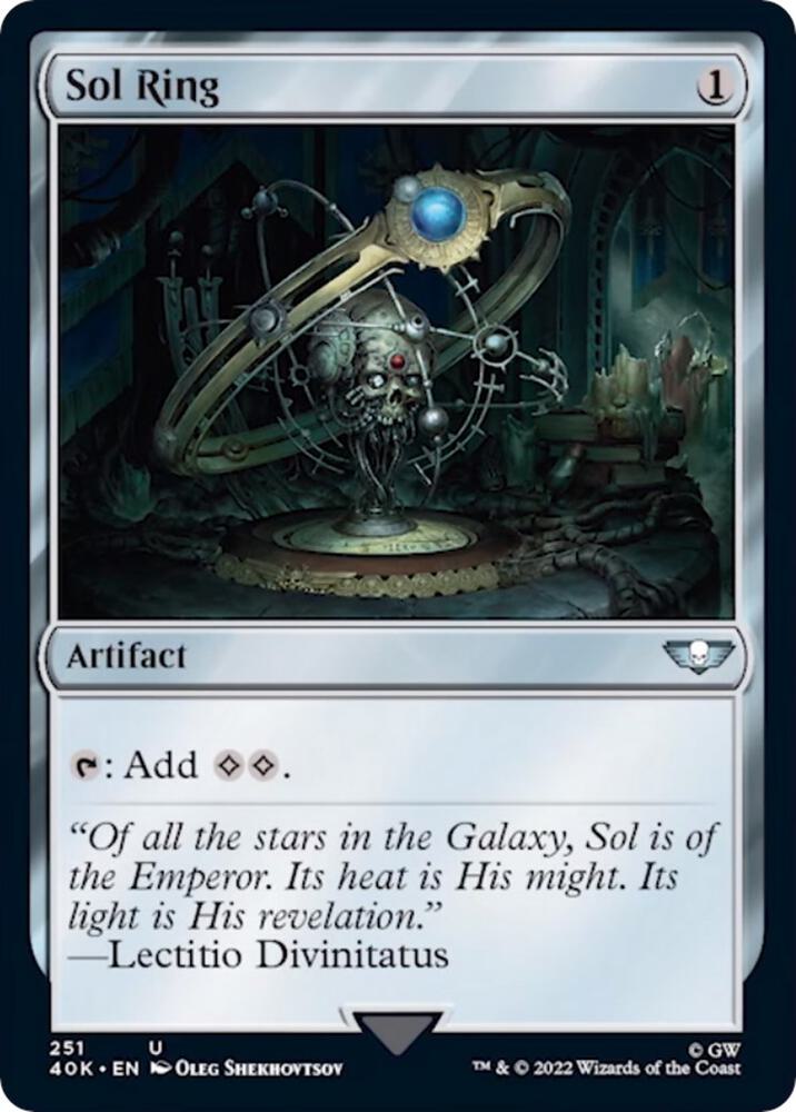 Sol Ring (251) (Surge Foil) [Warhammer 40,000 Commander]