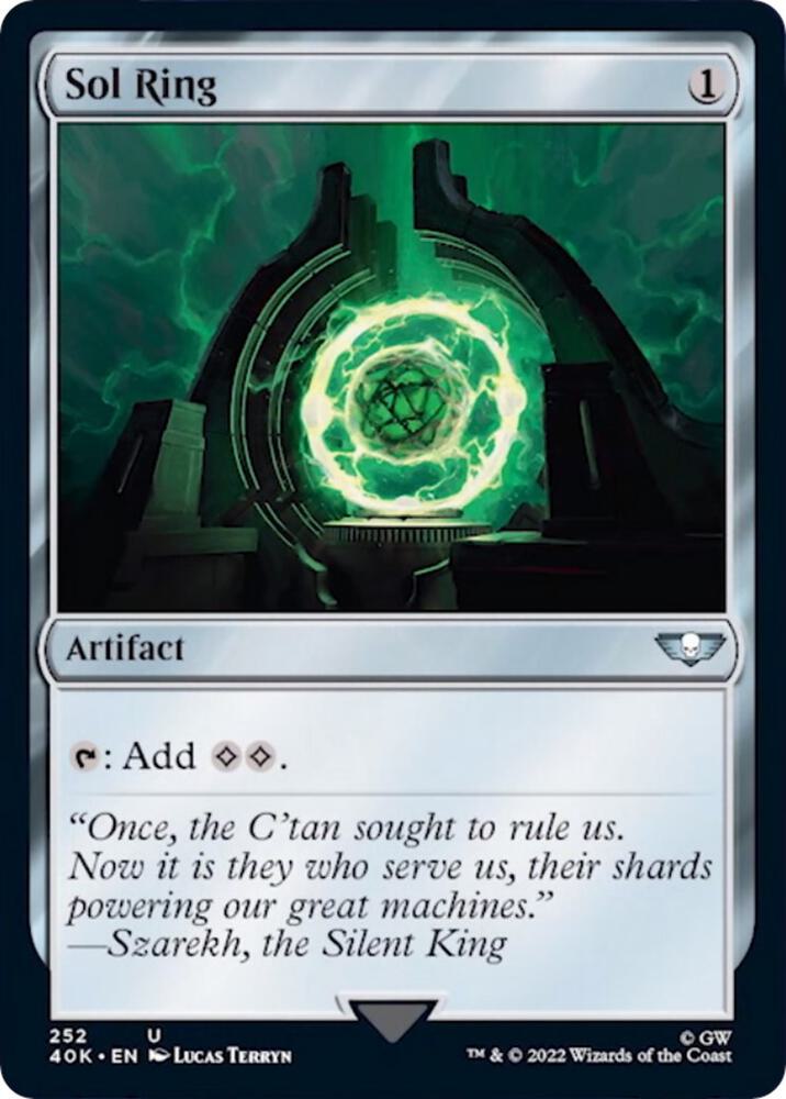 Sol Ring (252) (Surge Foil) [Warhammer 40,000 Commander]