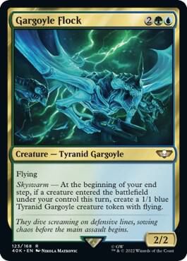 Gargoyle Flock (Surge Foil) (123) [Warhammer 40,000 Commander]