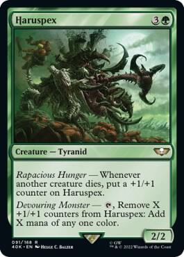 Haruspex (Surge Foil) (91) [Warhammer 40,000 Commander]
