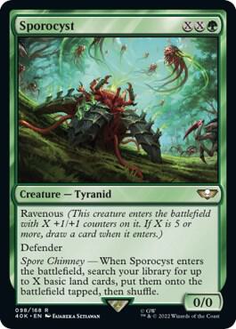 Sporocyst (Surge Foil) (98) [Warhammer 40,000 Commander]