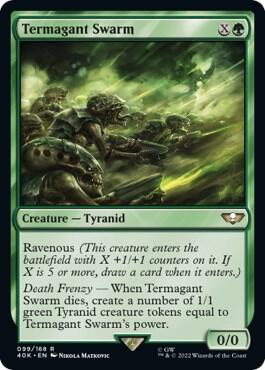Termagant Swarm (Surge Foil) (99) [Warhammer 40,000 Commander]