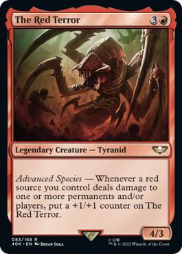 The Red Terror (Surge Foil) (83) [Warhammer 40,000 Commander]