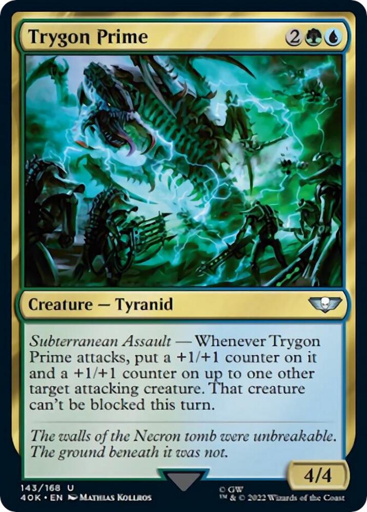 Trygon Prime (Surge Foil) (143) [Warhammer 40,000 Commander]